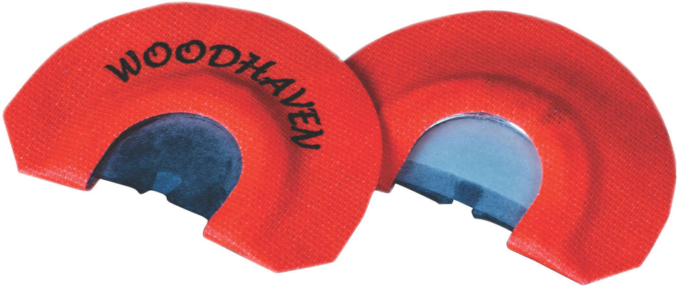 Woodhaven WH197 Toxic Orange Ghost Cut Turkey Mouth Call - Orange