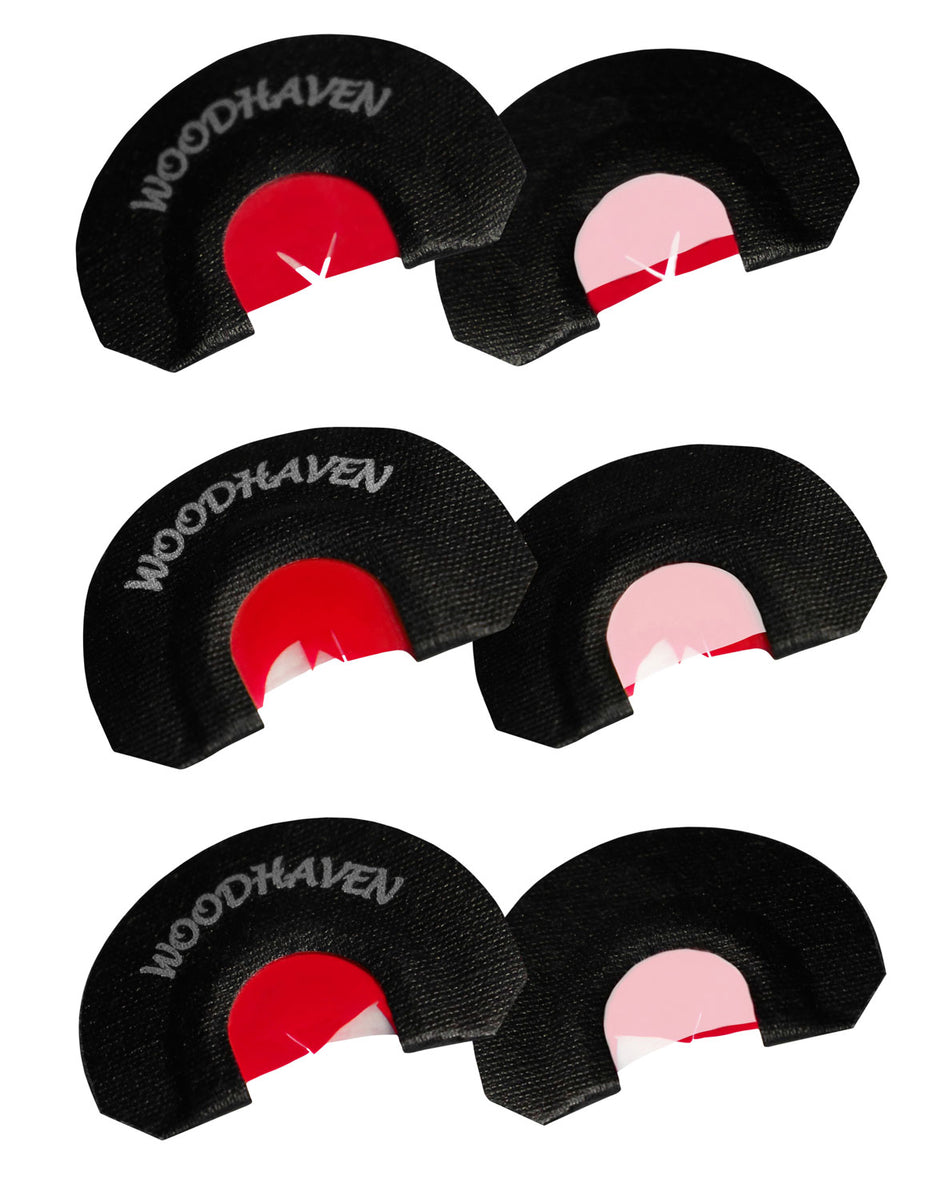 Woodhaven Red Ninja 3-Pack WH301 Turkey Diaphragm Calls Set of 3