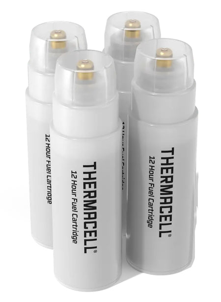 Thermacell C4 Odorless Repellent Fuel Cartridge Refill 15 ft Protection Up to 48 hrs 4 Per Package