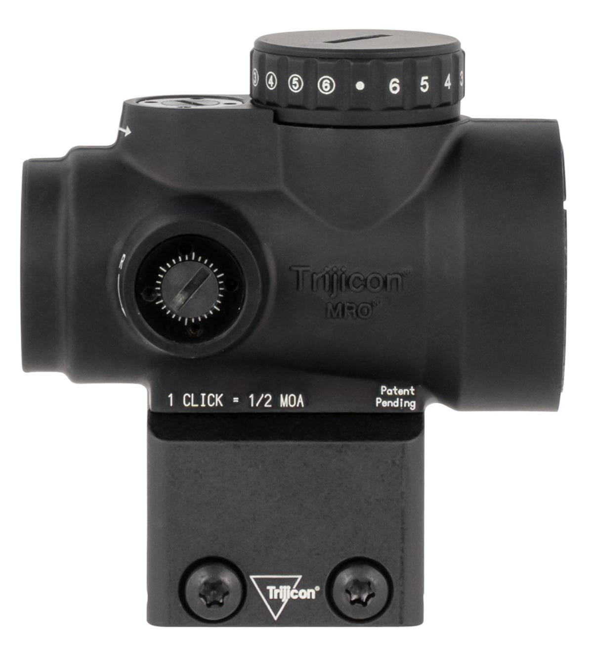 Trijicon MRO HD 2200053 1x25 2 MOA Red Dot 68 MOA Circle Reflex Sight Lower 1/3 Cowitness Mount