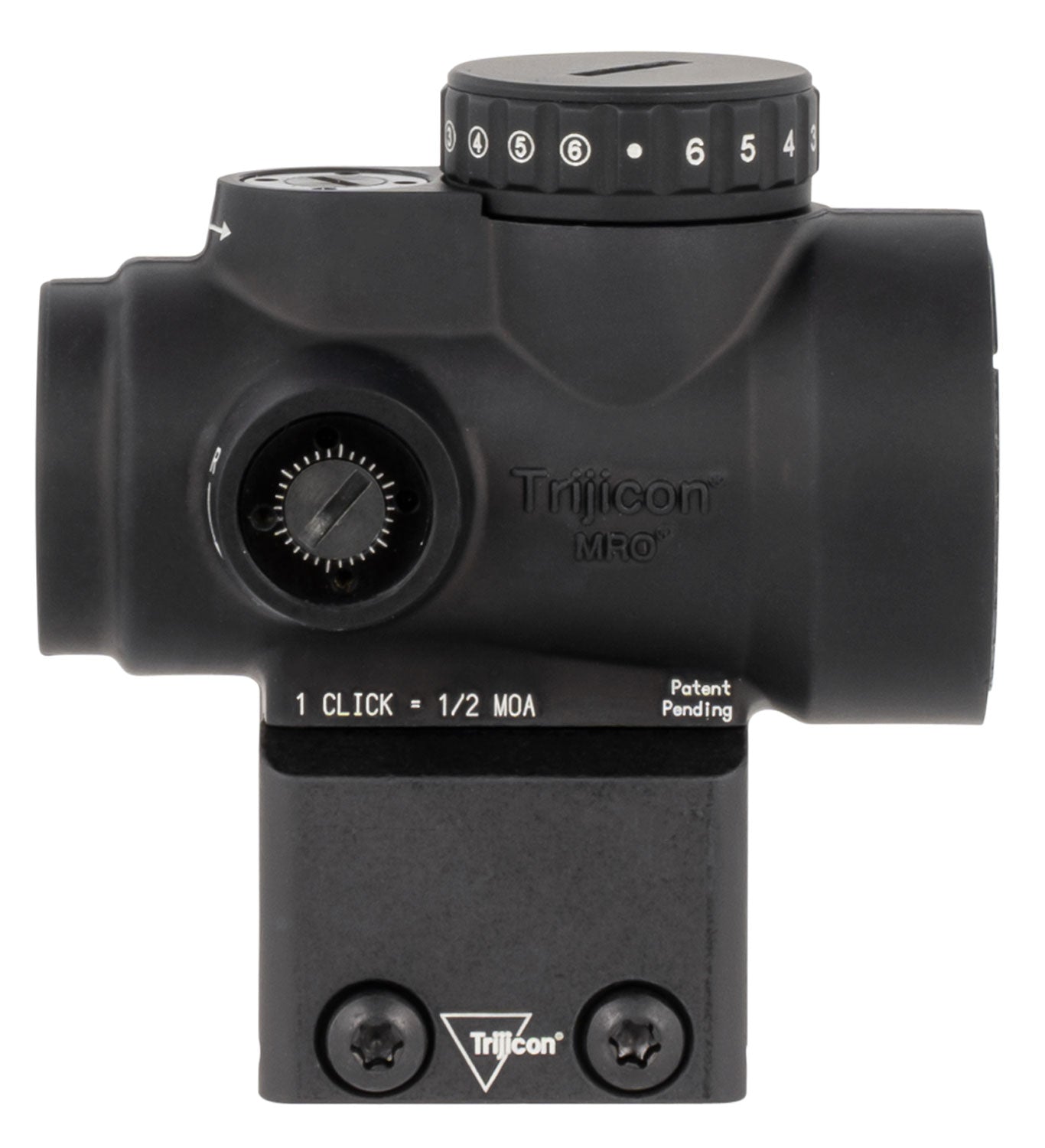 Trijicon MRO HD 2200053 1x25 2 MOA Red Dot 68 MOA Circle Reflex Sight Lower 1/3 Cowitness Mount