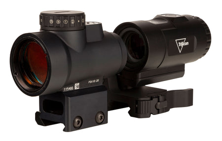 Trijicon MRO HD 2200057 1x 25mm Multi Reticle Reflex Sight with 3x Magnifier Matte Black