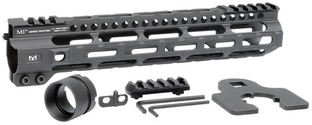 Midwest Industries Combat Lightweight AR-15 Handguard 10.50" M-LOK Picatinny Black Anodized Aluminum