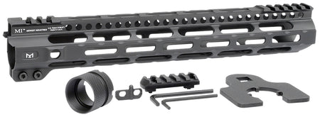 Midwest Industries Combat Lightweight AR-15 Handguard 12.625" M-LOK Picatinny Black Hardcoat Anodized Aluminum