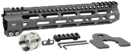 Midwest Industries Ultralight AR-15 Handguard 10.50" M-LOK Picatinny Black Hardcoat Anodized Aluminum