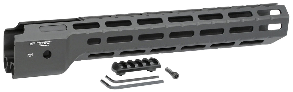 Midwest Industries Ruger PC9 Combat M-Lok Handguard 14 Inch Black Anodized