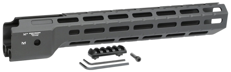 Midwest Industries Ruger PC9 Combat M-Lok Handguard 14 Inch Black Anodized