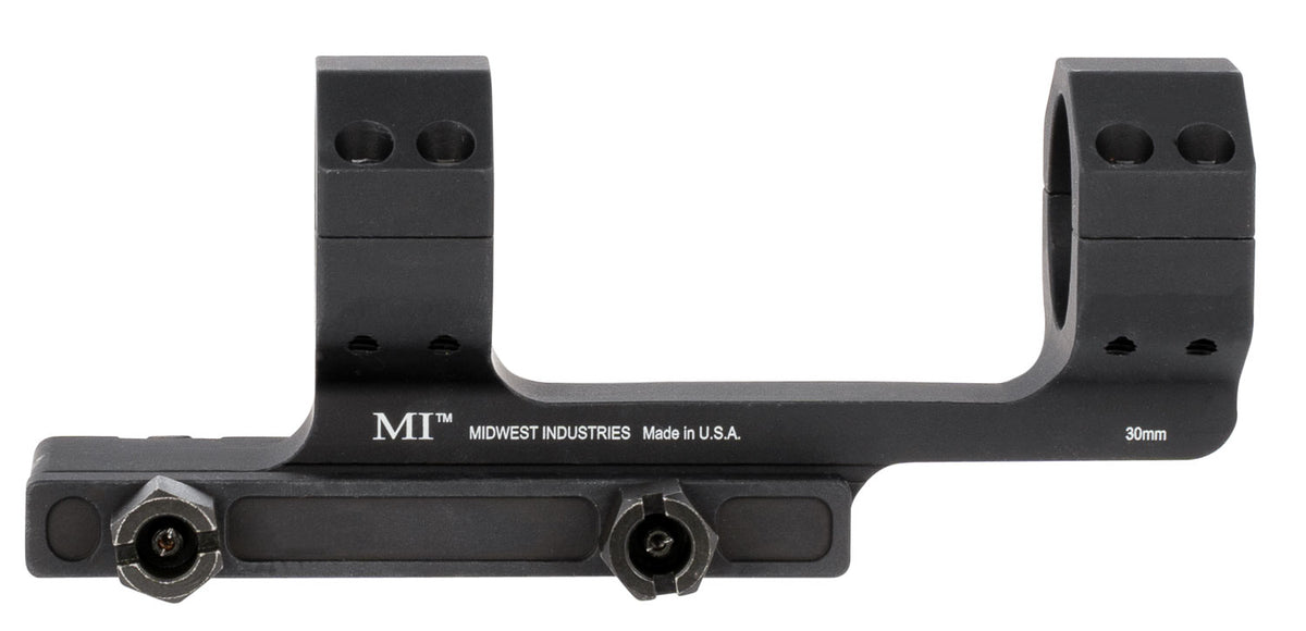 Midwest Industries MISM30G2 30mm Gen 2 AR Forward Offset Scope Mount Ring Combo Black