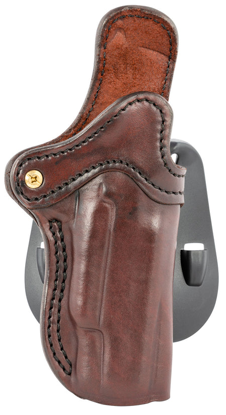 1791 Gunleather BH1 Optic Ready Outside Waistband Signature Brown Leather Paddle Holster for 1911 4-5" Barrel, Right Hand
