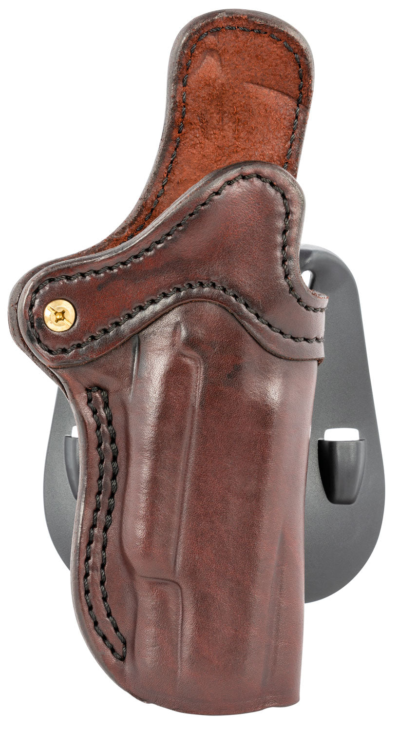 1791 Gunleather BH1 Optic Ready Outside Waistband Signature Brown Leather Paddle Holster for 1911 4-5" Barrel, Right Hand