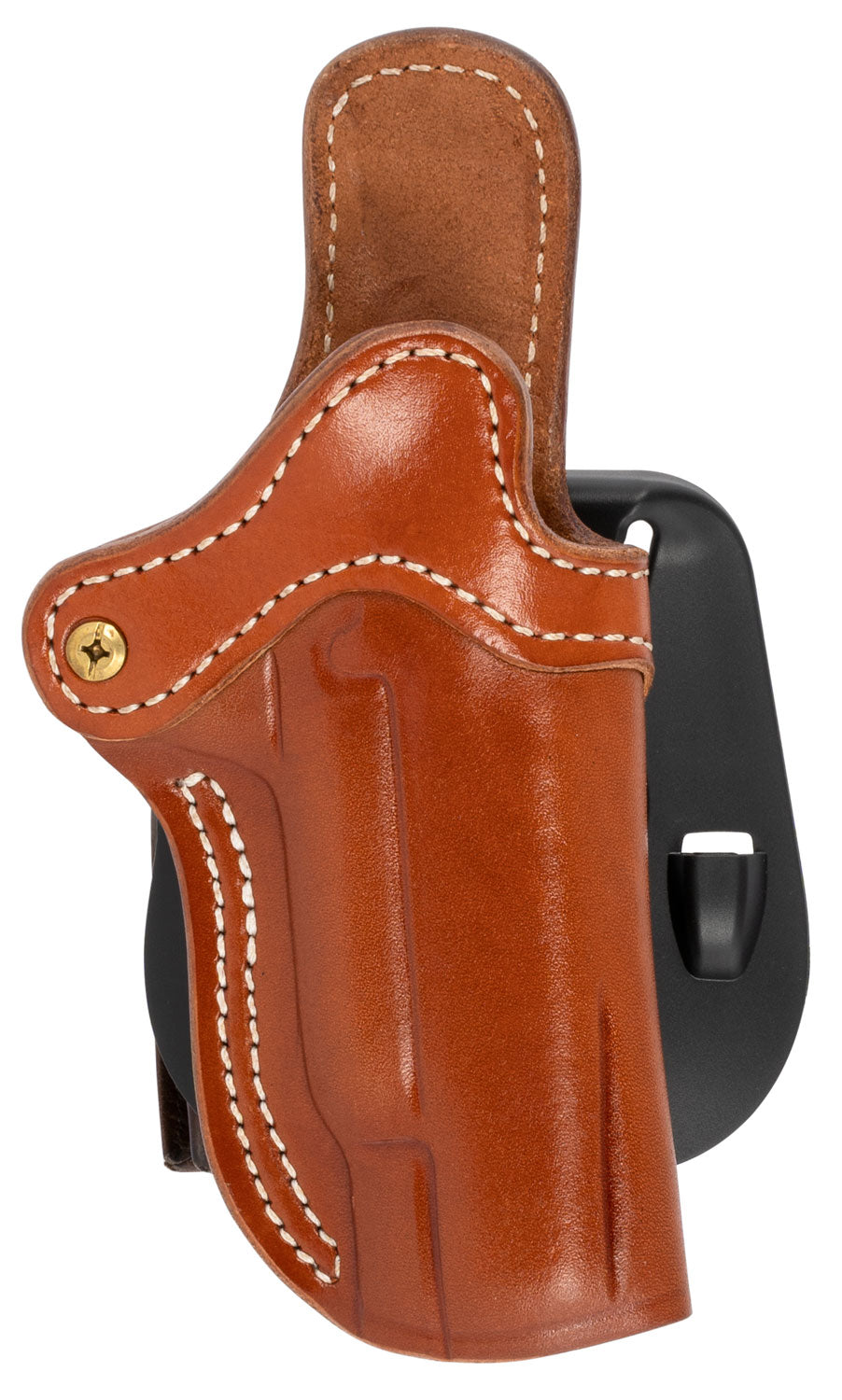 1791 Gunleather BH1 Optic Ready Outside Waistband Classic Brown Leather Paddle Holster for 1911 4-5" Barrel, Right Hand