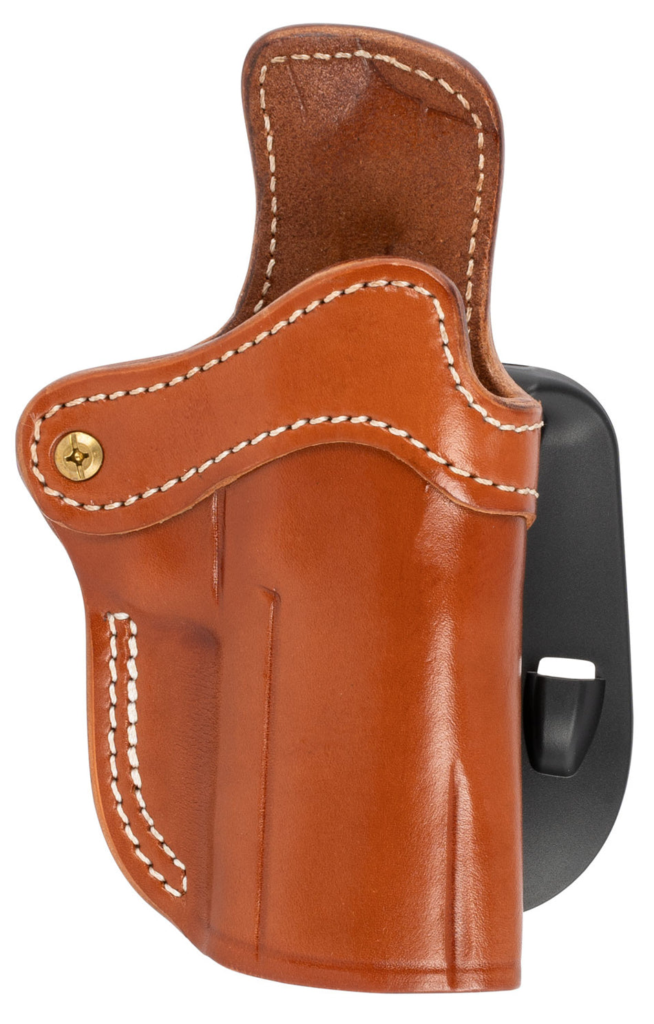 1791 Gunleather BH2.4 Optic Ready Outside Waistband Classic Brown Leather Paddle Holster for Sig P320 & Springfield XD-M, Right Hand