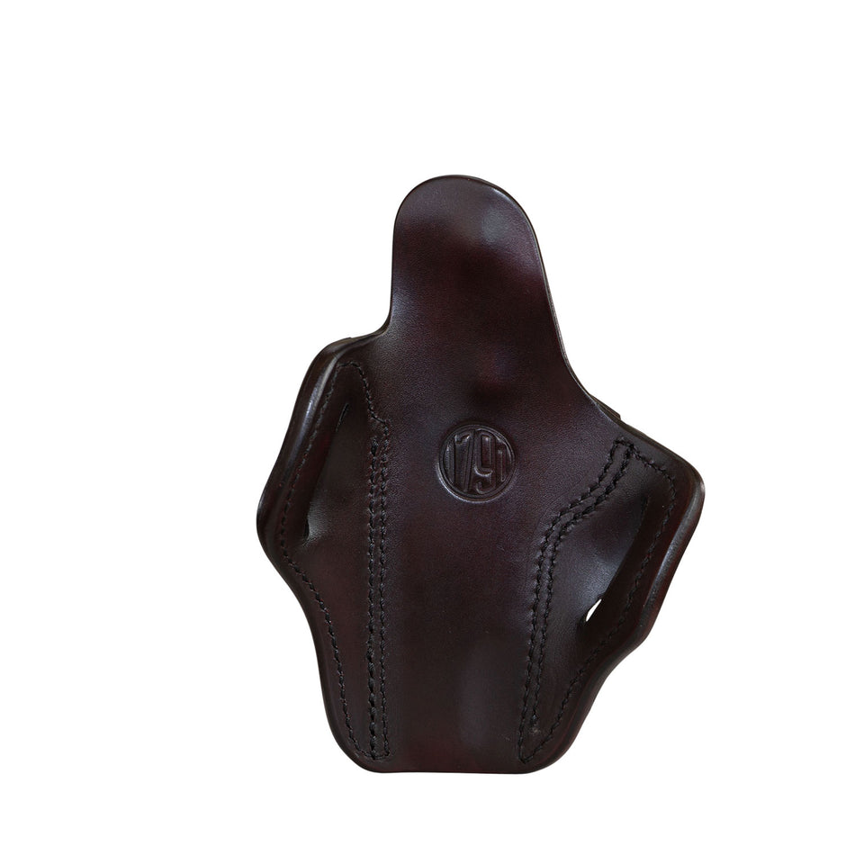 1791 Gunleather BH1 Optic Ready Outside Waistband Signature Brown Leather Belt Slide Holster, Fits 5" Barrel 1911, Right Hand