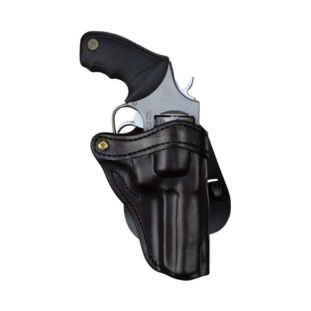 1791 Gunleather PDHR2SBRR RVH2 OWB Signature Brown Leather Paddle Holster for Ruger GP100, Right Hand