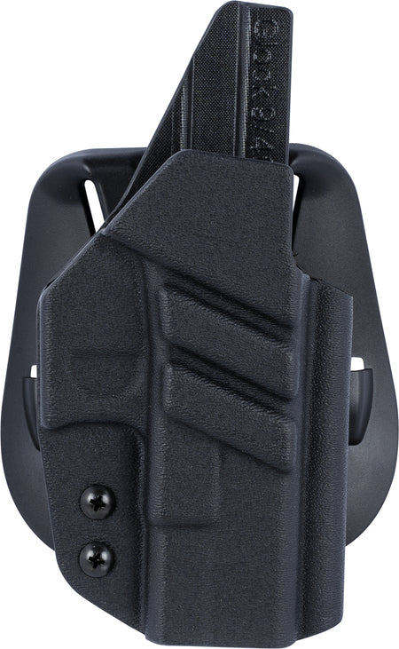 1791 Gunleather TACPDHOWBGLOCKBLKR Tactical Kydex OWB Black Paddle Holster for Glock Gen 3/4/5, Right Hand