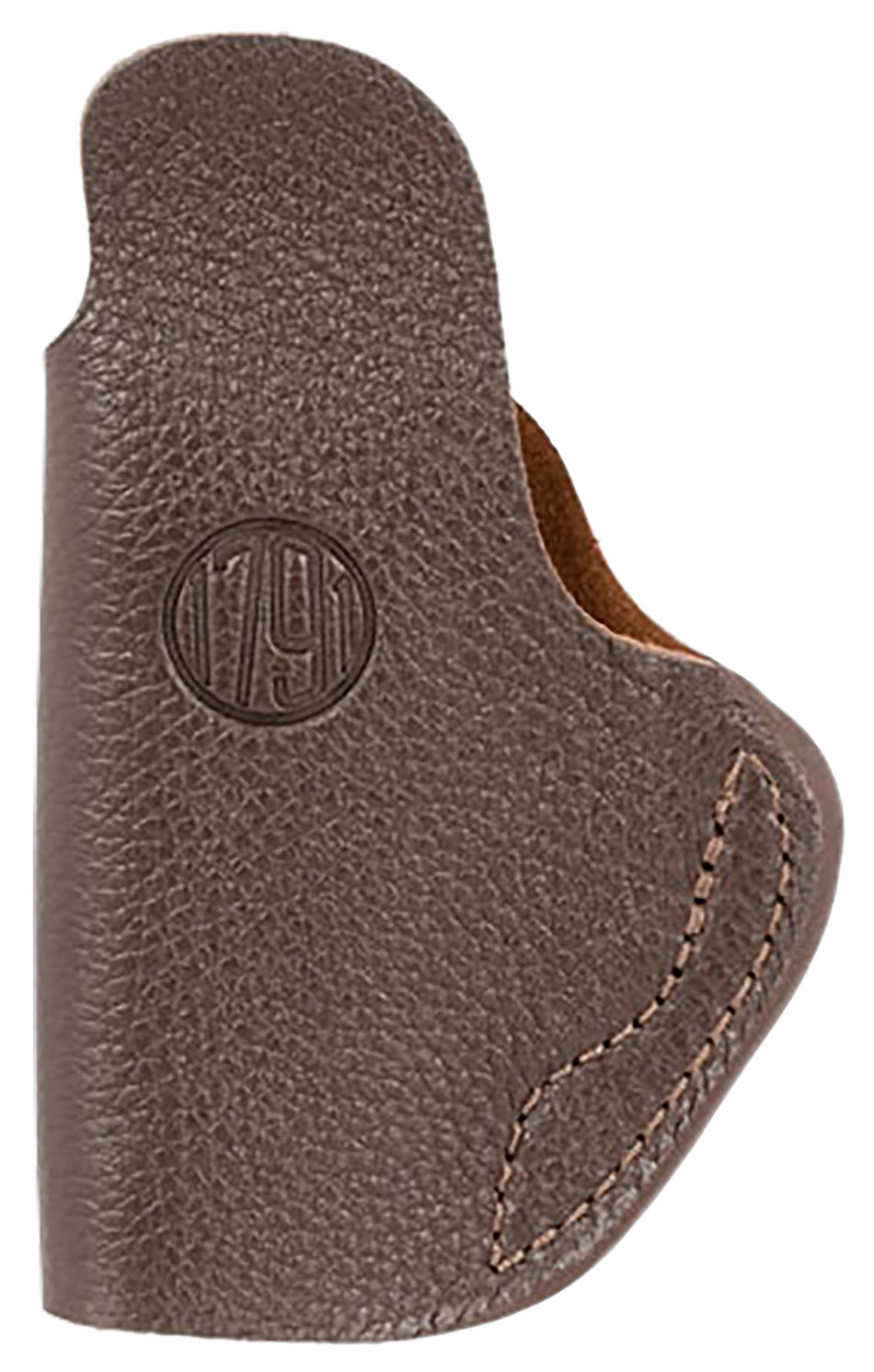 1791 Gunleather FCD1BRWR Fair Chase IWB Size 01 Classic Brown Deerhide Belt Clip Holster – Ruger LCP 380, Walther PPK, Right Hand