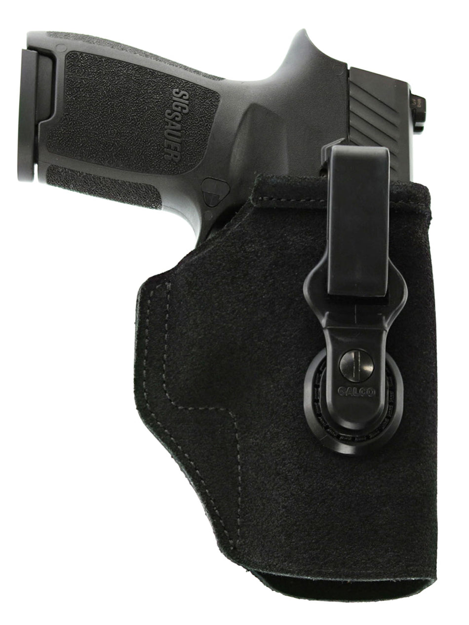 Galco TUC652B Tuck-N-Go 2.0 Right Hand IWB Black Leather UniClip Holster, S&W M&P Shield/Shield Plus/Shield 2.0