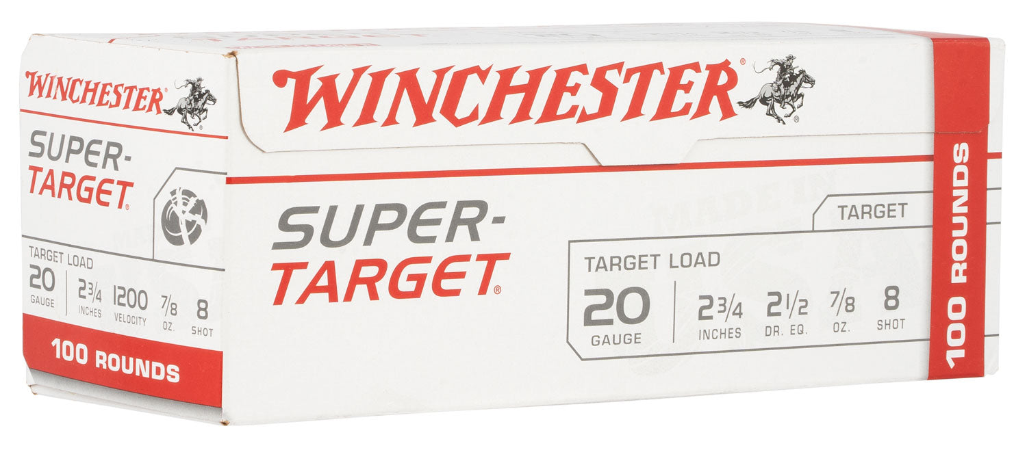 Winchester 20 Gauge TRGT208VP Super-Target 2.75" 7/8oz 8 Shot