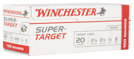 Winchester 20 Gauge TRGT208VP Super-Target 2.75" 7/8oz 8 Shot