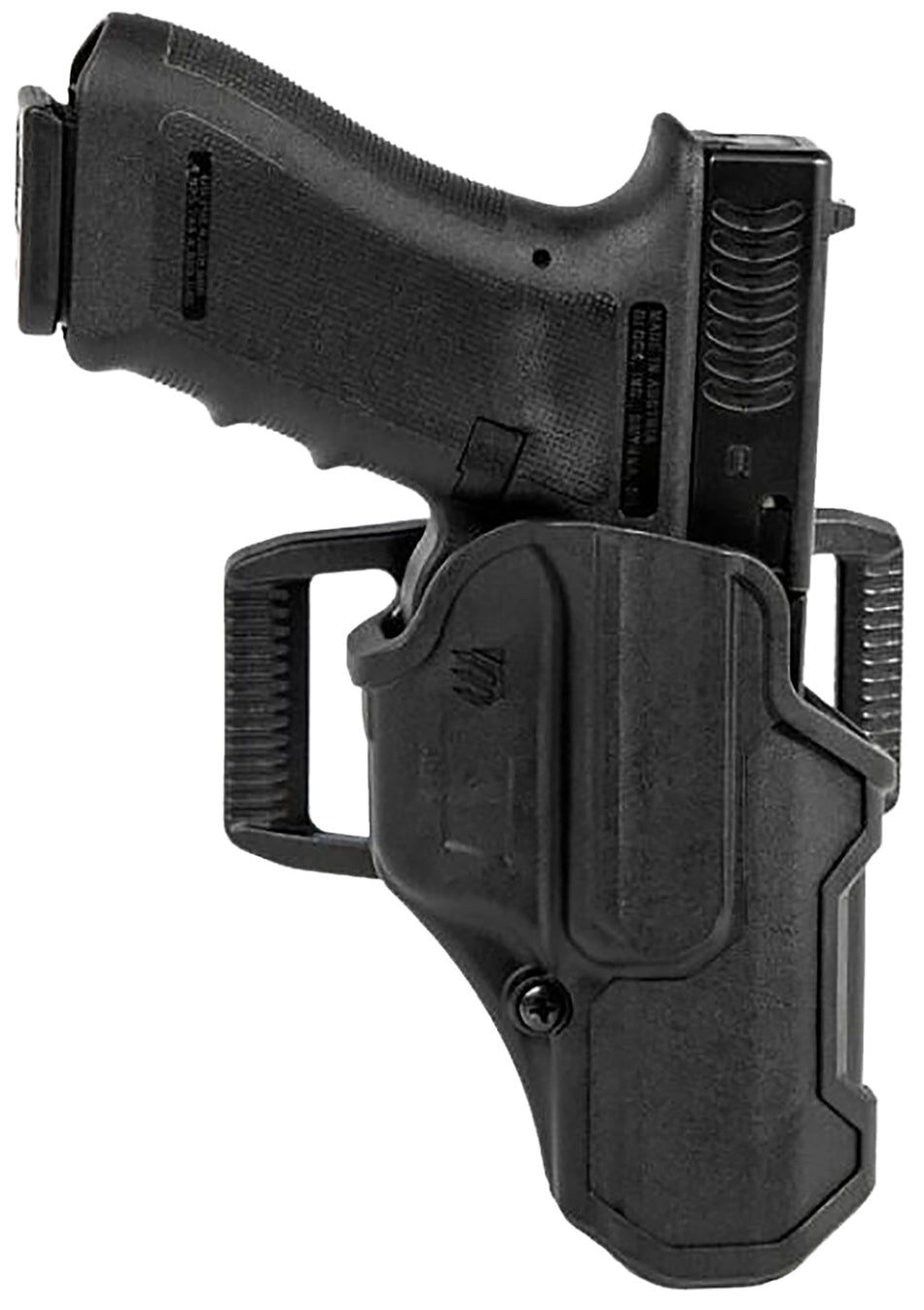 Blackhawk 410777BKR T-Series L2C Non-Light Bearing OWB Black Polymer Holster for Springfield Hellcat