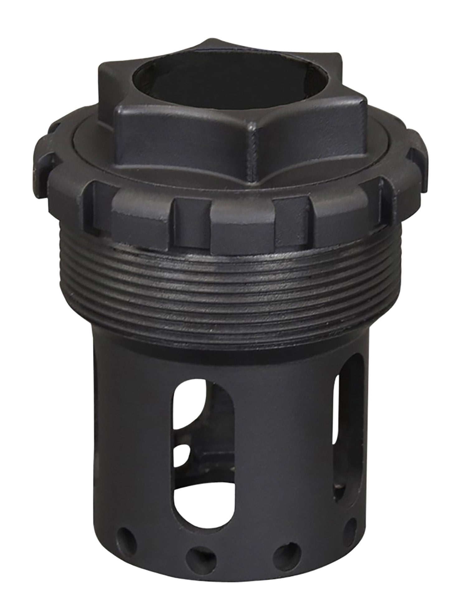 Yankee Hill Machine 2055 Nielsen Piston Booster Assembly 1-3/8"-24, Stainless Steel Matte Black