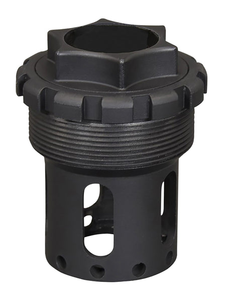 Yankee Hill Machine 2055 Nielsen Piston Booster Assembly 1-3/8"-24, Stainless Steel Matte Black