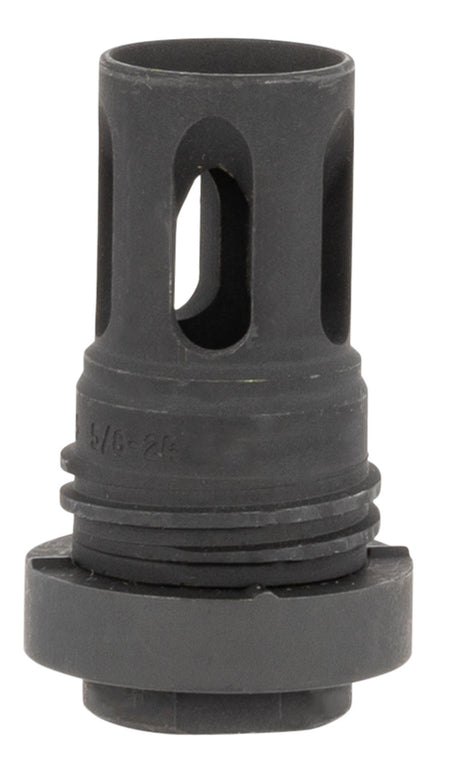Yankee Hill Mini Q.D. Flash Hider Black Phosphate 5/8"-24 Threads 2.13" OAL 5.56x45mm NATO AR-Platform