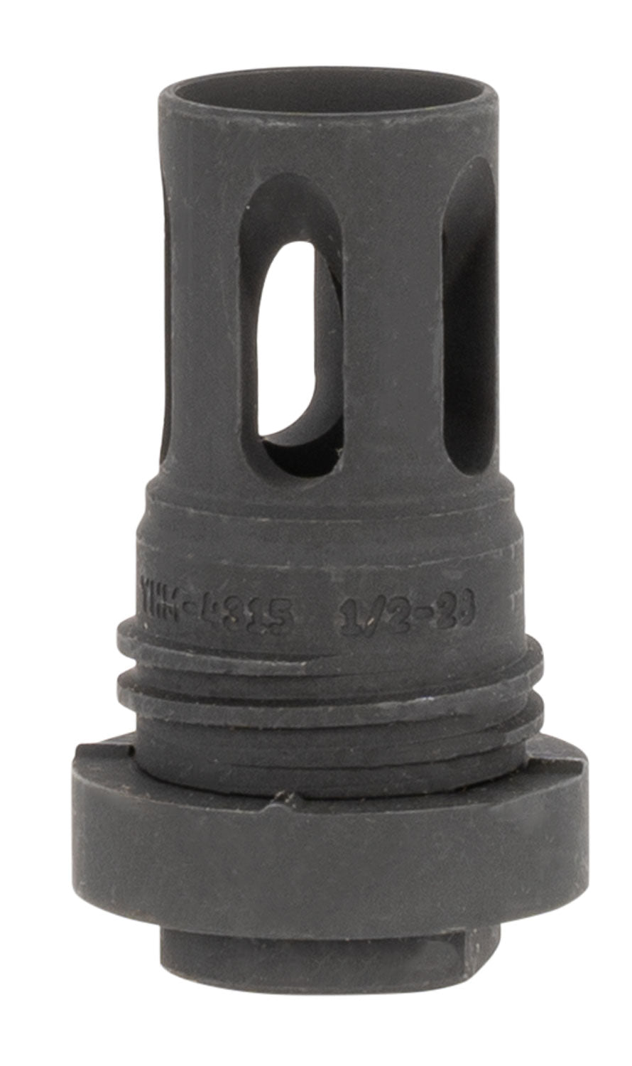 Yankee Hill Mini Q.D. Flash Hider Black Phosphate 1/2"-28 Threads 2.13" OAL 5.56x45mm NATO AR-Platform