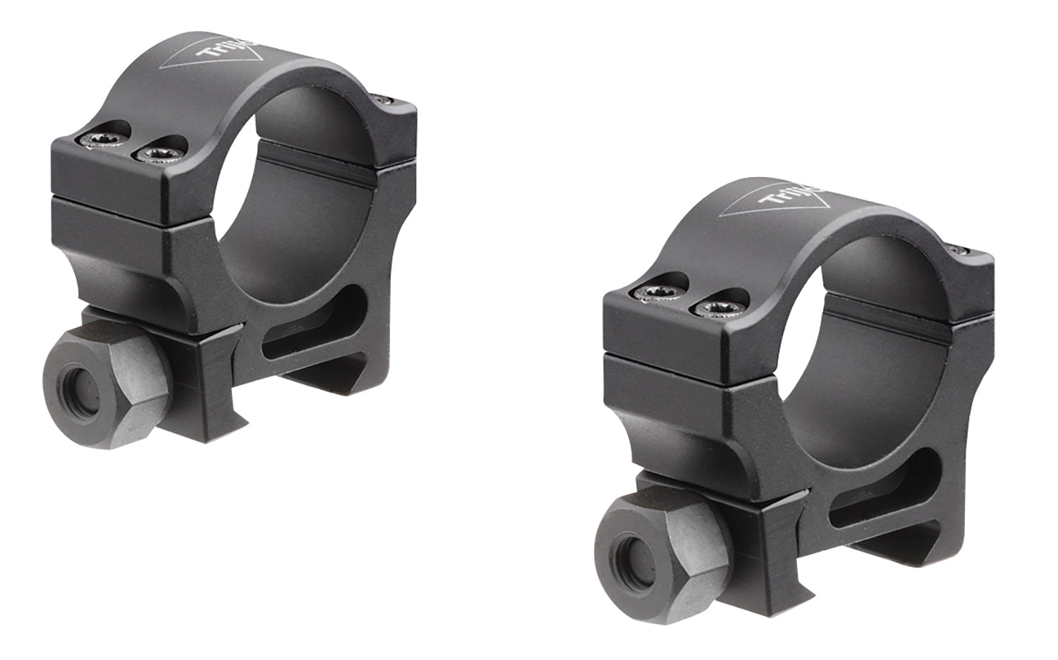 Trijicon AC22005 Riflescope Rings 1" Parkerized Black Aluminum Standard