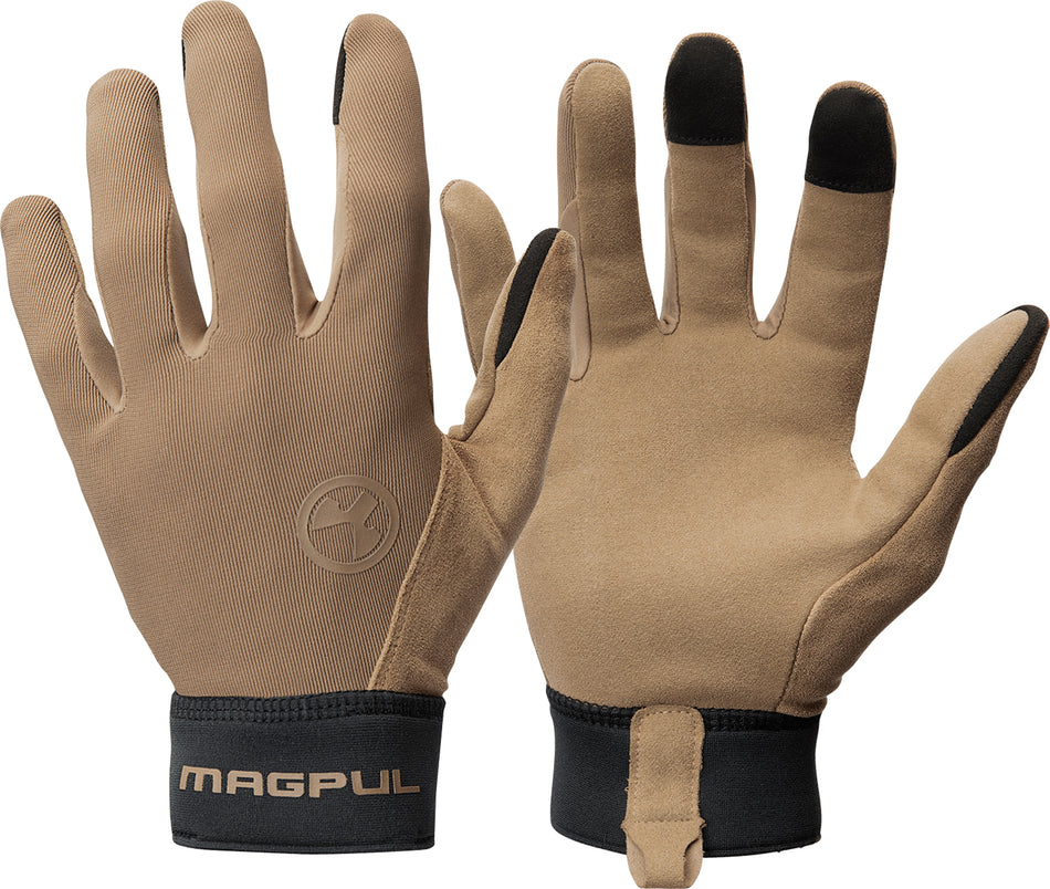 Magpul Technical 2.0 Gloves XL Coyote Touchscreen Synthetic Suede MAG1014-251