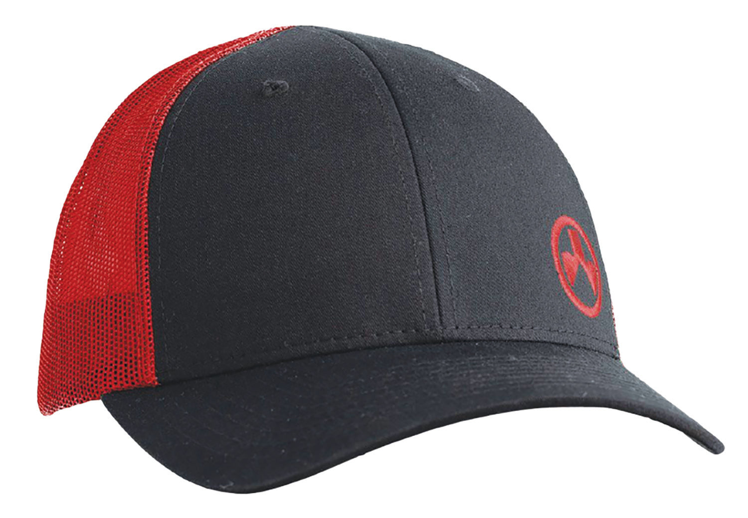 Magpul Icon Trucker Hat Black/Red Snapback Structured M/L MAG1106-003