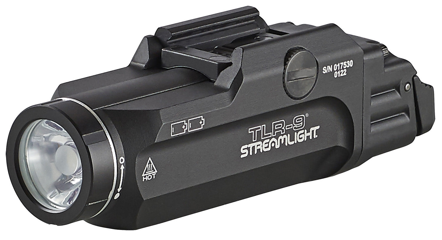 Streamlight TLR-9 1000-Lumen Tactical Gun Light, Black Anodized Aluminum, Rail Clamp Mount