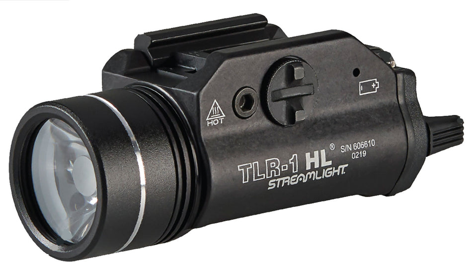 Streamlight TLR-1 HL 1000-Lumen Tactical Gun Light, Black Anodized, Picatinny/Rail Clamp Mount