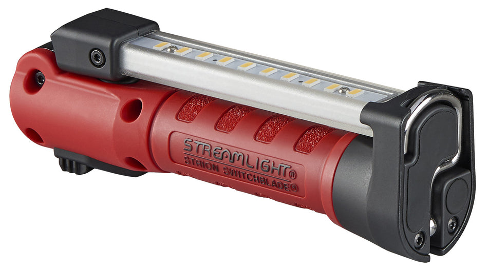 Streamlight 74850 Strion SwitchBlade Red Rechargeable Area Work Light 400/500 Lumen White CRI LED