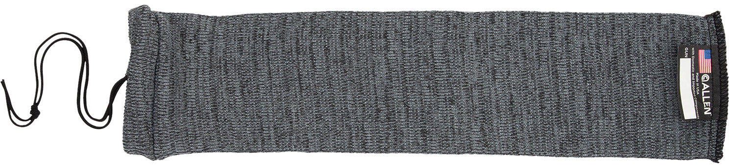 Allen 1314 Knit Pistol Sock Heather Gray with Silicone Treatment and Drawstring Closure