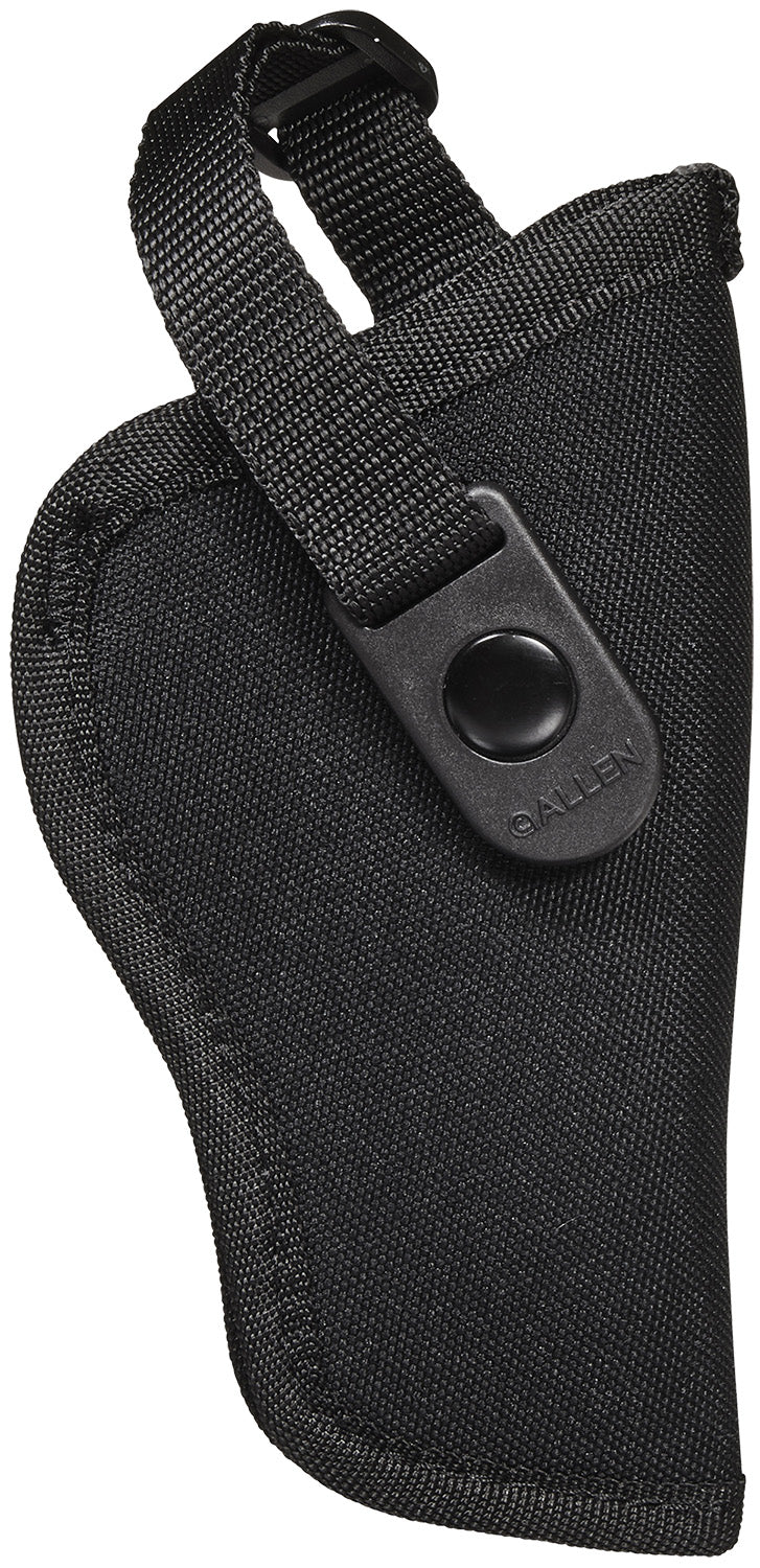 Allen Cortez Handgun Holster Size 01 Black Polyester Belt Loop Fits 3-4in Barrel Medium Semi-Autos RH