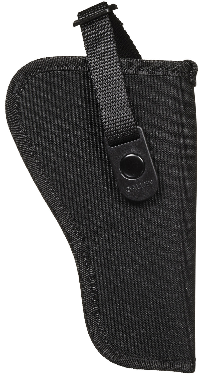 Allen Cortez Handgun Holster Size 02 Black Polyester Belt Loop 3-4in Barrel Med-Large DA Revolver RH