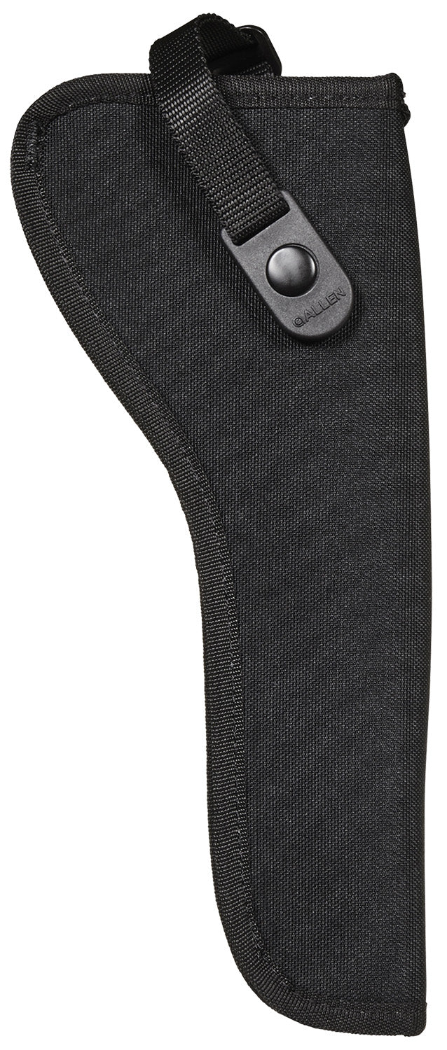 Allen Cortez Handgun Holster Size 10 Black Polyester Belt Loop 7-8.5in Barrel Med-Large DA Revolver RH