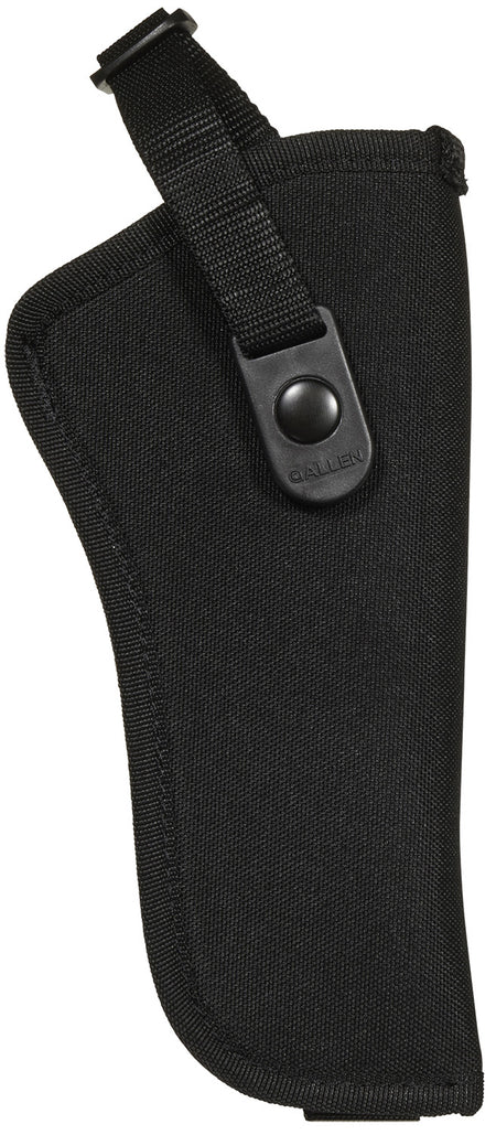Allen Cortez Handgun Holster Size 18 Black Polyester Belt Loop 6in Barrel Full Lug DA Revolver RH
