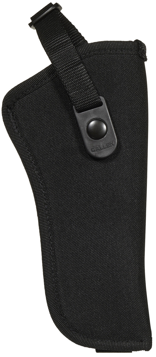 Allen Cortez Handgun Holster Size 18 Black Polyester Belt Loop 6in Barrel Full Lug DA Revolver RH