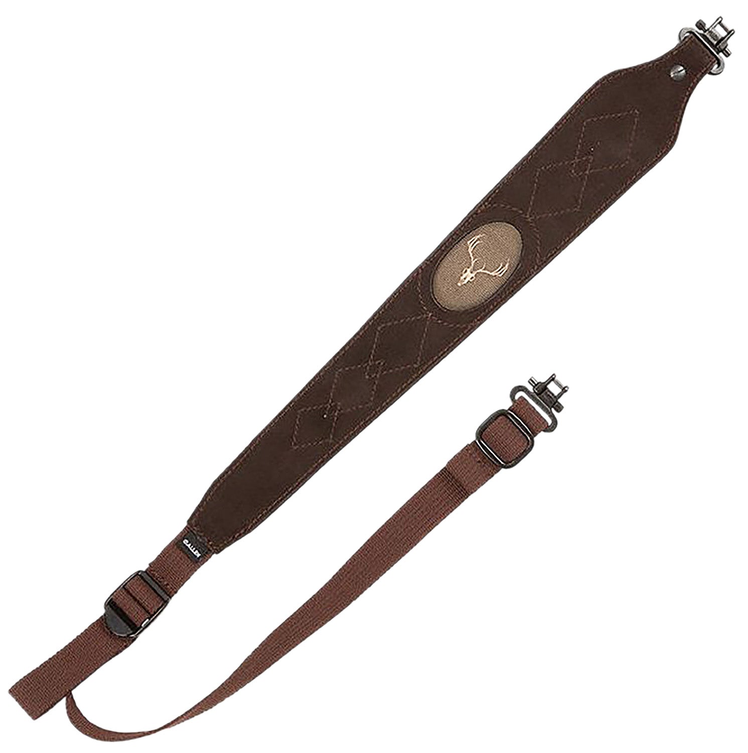Allen Big Game Suede Leather Rifle Sling Brown Adjustable Non-Slip Shoulder Grip
