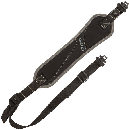 Allen Glenwood Rifle Shotgun Sling 8284 Black Nylon Webbing Lightweight Foam Padding Includes Swivels