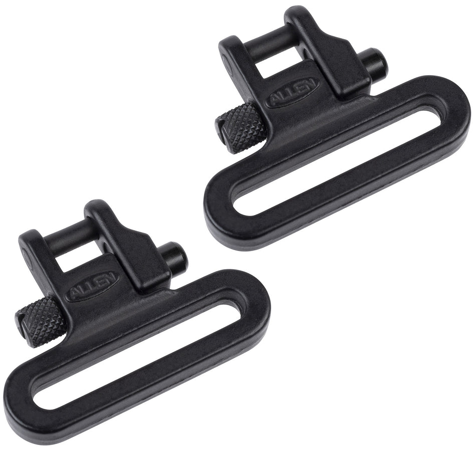Allen Magnum 1" Black Steel Sling Swivel Set