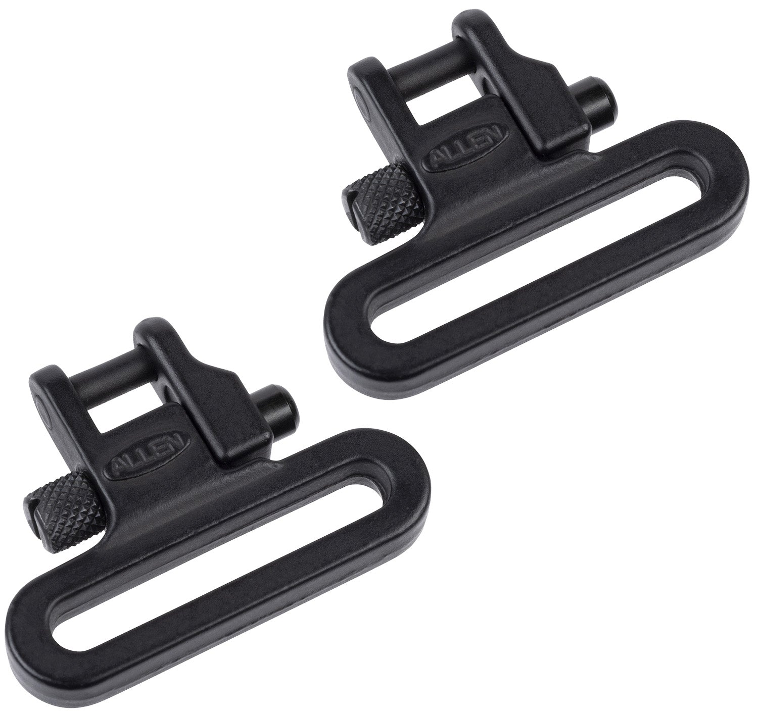 Allen Magnum 1.25" Black Steel Sling Swivel Set