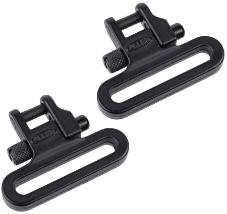 Allen Magnum 1.25" Black Steel Sling Swivel Set