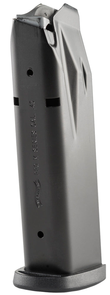 Walther Arms 2810883 PPQ .45 ACP 12rd Pistol Magazine Black Steel