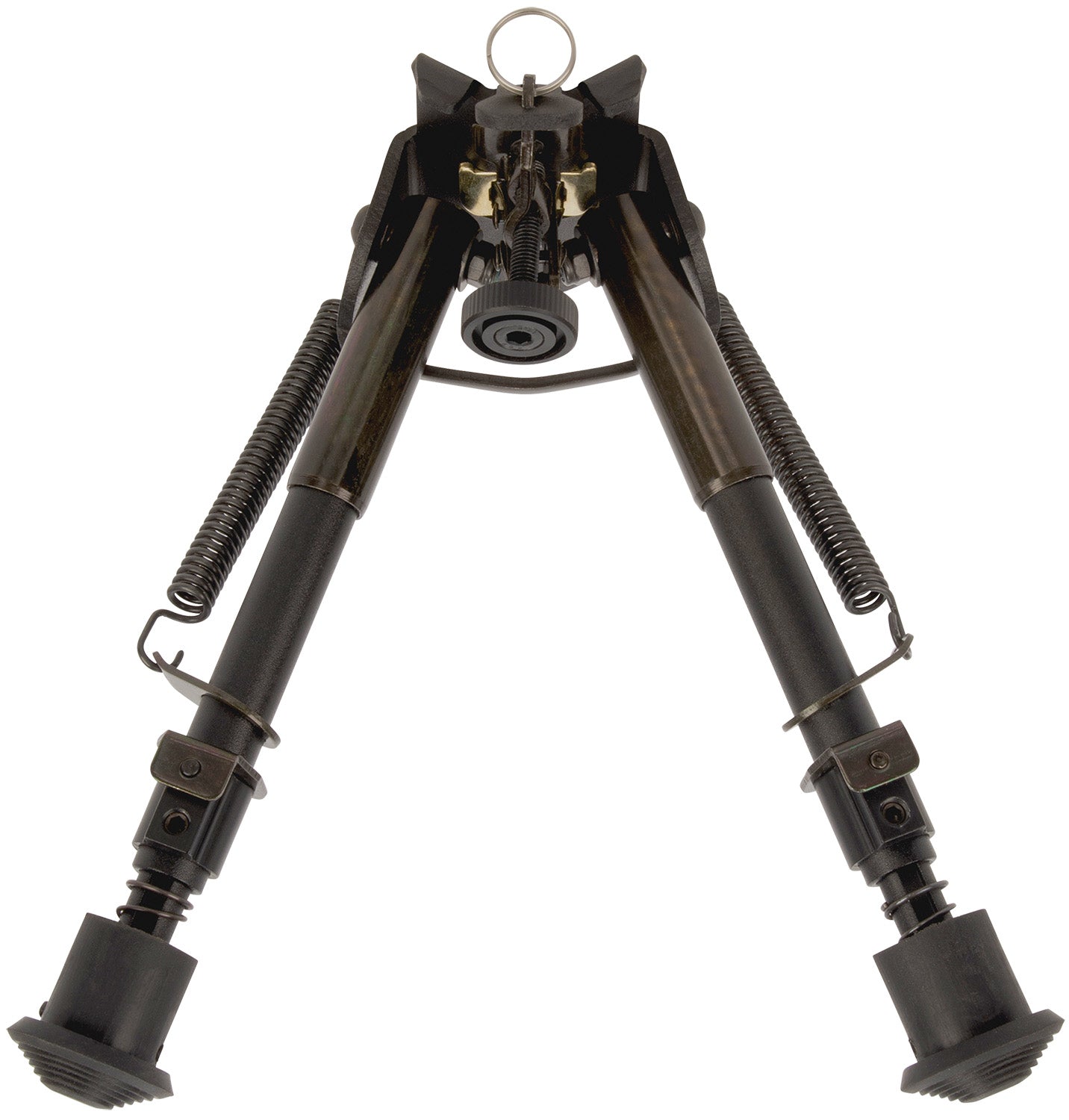 Allen Bozeman 2207 Rifle Bipod Black Aluminum with Sling Swivel Stud Mount 6 to 9 Inch