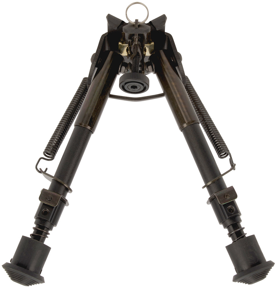 Allen Bozeman 2207 Rifle Bipod Black Aluminum with Sling Swivel Stud Mount 6 to 9 Inch