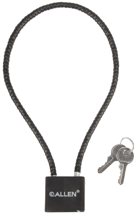 Allen 15414 Cable Lock for Handguns Rifles and Shotguns Black Stainless Steel 2 Keys