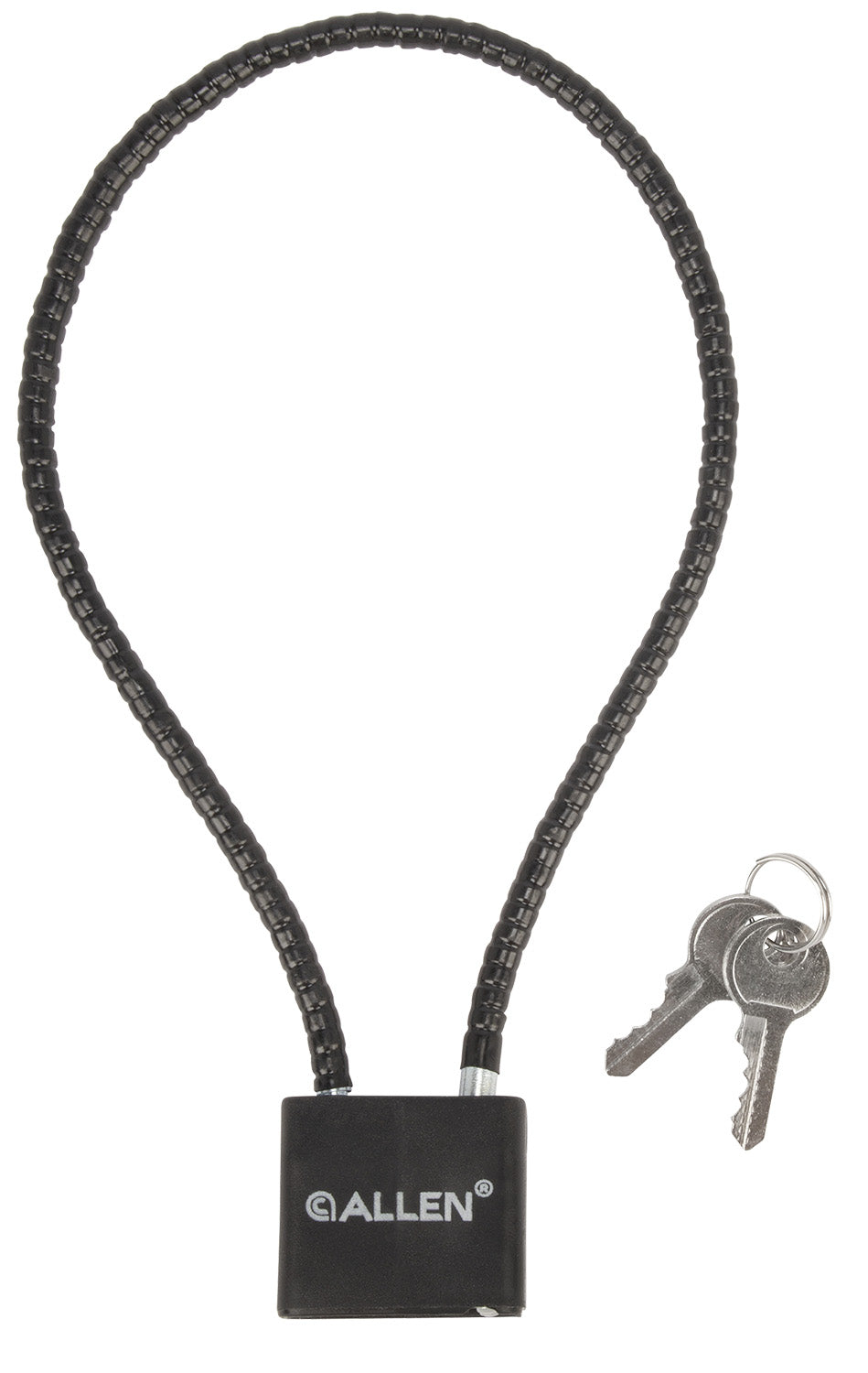Allen 15414 Cable Lock for Handguns Rifles and Shotguns Black Stainless Steel 2 Keys